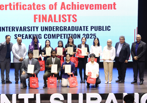 SDS Students Ranked among Top 12 Finalists in Intervarsity Public Speaking Competition 2025